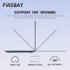 Firebat AT15 Laptop Intel N150 N100 CPU 15.6 Inch 16GB RAM SSD 512GB 1TB Lightweight Business Computer Notebook BT4.2 WiFi5