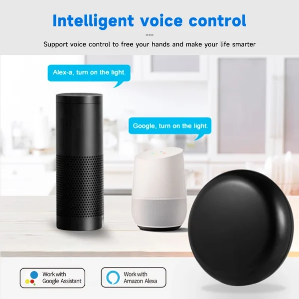 Tuya Zigbee Smart IR Remote Controller Smart Home Infrared Universal Remote Blaster One for All Control AC TV  CD DVD AUD SAT