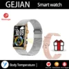 2025 New Smart Watch Men LED Bluetooth Call Sports Men's Smartwatch Heart Rate Health Temperature Monitoring Women Smart Watches