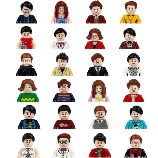 City Characters Building Blocks Mini Dolls Statues Police Firefighter Doctor Engineer Building Blocks Holiday gifts for kids