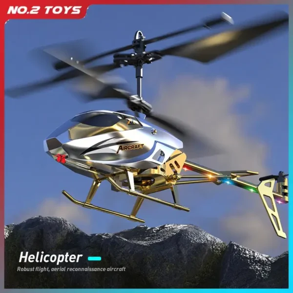 3.5CH RC Helicopter with Light - XK913 Fall Resistant Remote Control Aircraft - Flying Toy for Kids Boys Gifts