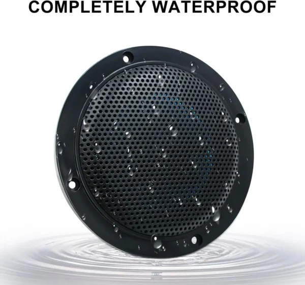 Herdio 4'' 160W 2PCS Home In-Wall Ceiling Waterproof Speaker Surround Sound Speaker For Kitchen Bathroom Yacht Outdoor Theater