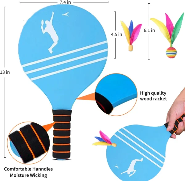 Badminton Set for Children and Adolescents - Indoor and Outdoor Beach Courtyard Family Games Sports Toy Gifts