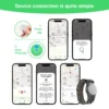 GPS Tracker for Kids (iOS only)Teen,Special Needs, Elderly,Real-Time Kids Tracker Watch Band Works with Find My (iOS Only) APP