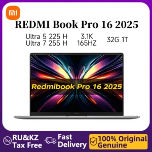 S875e810988a84ffea6e98b5bc1df2304V.webp Xiaomi Laptop Redmibook Pro 16 2025 Brand New Ultra 5 225 H/Ultra7-255H/32GB/1TB/2TB 3.1K screen 165 Hz High-end Business Laptop