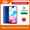 Original Xiaomi Redmi 8 4GB+64GB 4700 mAh Smartphone Dual SIM 6.22'' 12MP+2MP+8MP Snapdragon 439 Octa-Core 4G LTE Mobile Phone