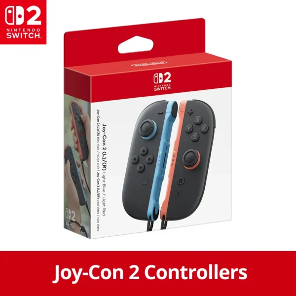 Nintendo Switch 2 Controller Joy-Con 2 (L)/(R) Light Blue Light Red Bluetooth NFC Gaming Accessories