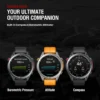 NEW 2025 Zeblaze Stratos 4 GPS Smartwatch 1.43" AMOLED Screen Compass Barometric Altimeter Flashlight Voice Calling Smart Watch