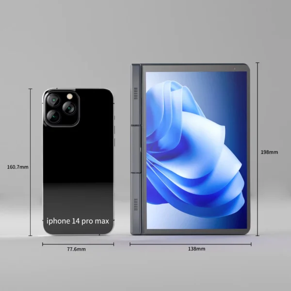 P8 Flip 180 Laptop Intel N150 Core 8 Inch LPDDR5 12GB 1TB 4800MHz Windows 11 Pro AX WiFi 6 BT5.2 RJ45 LAN 12th Gen Mini Laptop