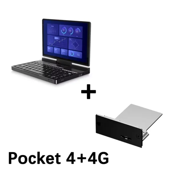 GPD Pocket 4 Mini Laptop 8.8-inch AMD AI 9 HX 370 64GB RAM Portable Mini PC 2TB NVMe flipped 180° business Laptop Computer