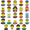 City Characters Building Blocks Mini Dolls Statues Police Firefighter Doctor Engineer Building Blocks Holiday gifts for kids