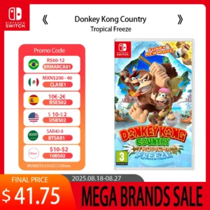 Nintendo Switch Game Deals Donkey Kong Country Tropical Freeze TV Tabletop Handheld for Switch OLED Lite Console
