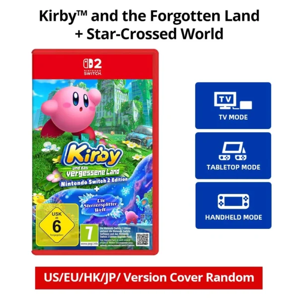 Nintendo Switch 2 Games Deals Kirby™ and the Forgotten Land – Nintendo Switch™ 2 Edition + Star-Crossed World Physical Game C