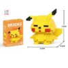 Disney LiLo Stitch Toys Building Blocks Pokeman Pikechu lega Anime Cartoon Character Model Building Blocks Toy for children Gift