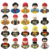 City Characters Building Blocks Mini Dolls Statues Police Firefighter Doctor Engineer Building Blocks Holiday gifts for kids