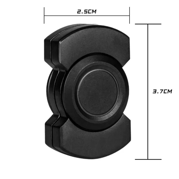 Metal Magnetic Slider Gyroscope Deformation Hand Spinning Card Mini EDC Decompression Adult Fidget Toy Anti Anxiety