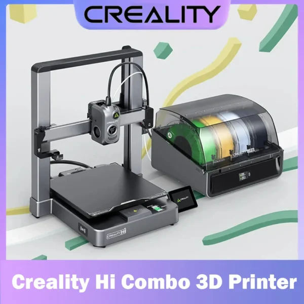 Creality Hi Combo 3D Printe With CFS Multi-color printing Core XZ Motion 500mm/S Speed Auto Leveling Metal Build Printer