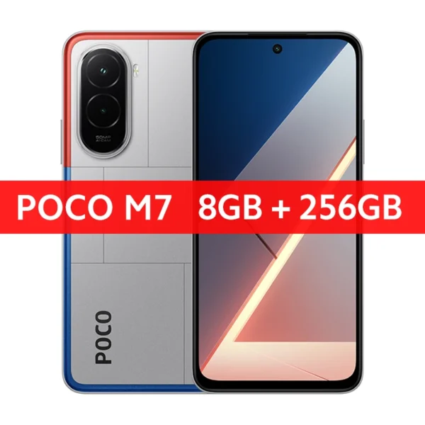 POCO M7 5G Global Version Snapdragon® 685 Smartphone 6.9" 144Hz FHD+ DotDisplay 50MP Camera 7000mAh Battery Xiaomi HyperOS 2 NFC