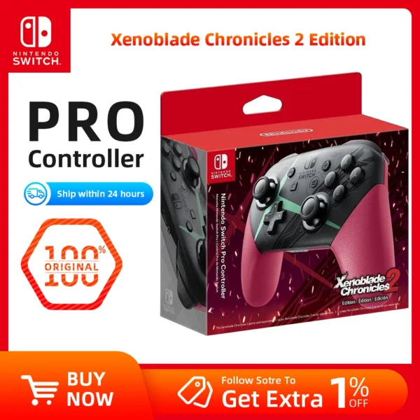 Nintendo Switch Pro Controller - Xenoblade Chronicles 2 Edition （JP Edition）