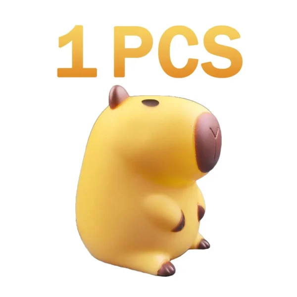 S9434d0e4d9334328b6dff2cd86445f7f1.webp 2025 New Hot selling cute cartoon Capybara night light, cute style light, soft and glowing bedside companion, children's gift