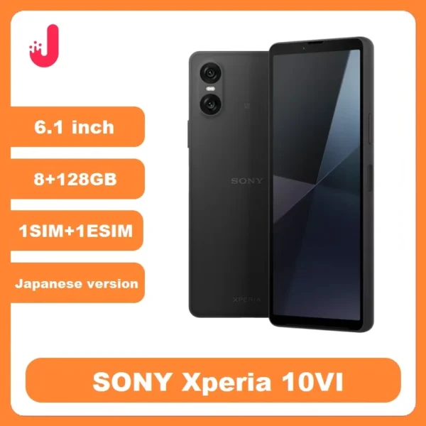Sony Xperia 10VI 5G original Japanese Version phone  8GB+128GB 6.1" OLED Snapdragon 6 Gen 1 Octa Core Android 48MP SmartPhone