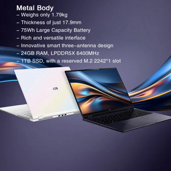 HONOR MagicBook Pro 16 HUNTER 2024 DRA-54 Gaming Laptop Intel Ultra 5/7 NVIDIA RTX 4060 1TB 16" Inch 3K 165Hz Gamer Computer PC