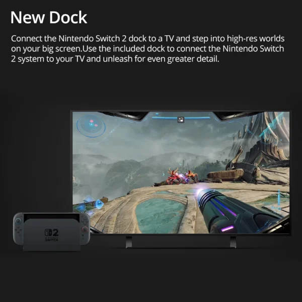 New Nintendo Switch 2 Game Console 7.9-inch LCD NS2 Handheld Game Console 1080P Magnetic Design NS2 Nintendo Switch