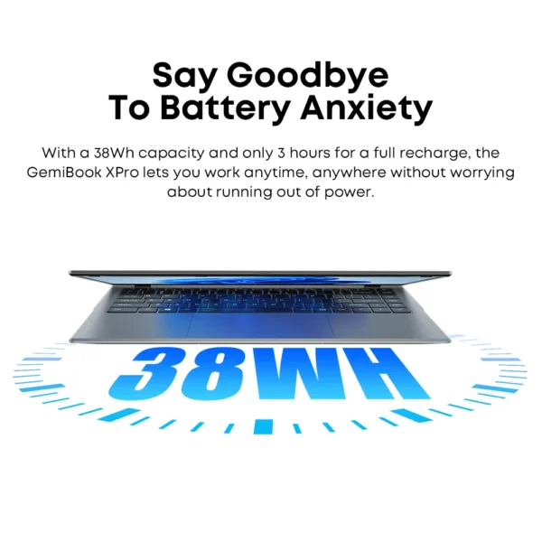 CHUWI GemiBook XPro 14inch UHD Screen Laptop 8GB/16GB RAM 256GB SSD Intel N150 / N100 Windows 11 Computer with Fan Notebook