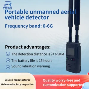 0-6G Full-Band Portable uav Detector Ultra-wide ldentify 3-5km Autel FPV dro nes Handhelddro ne Detection System