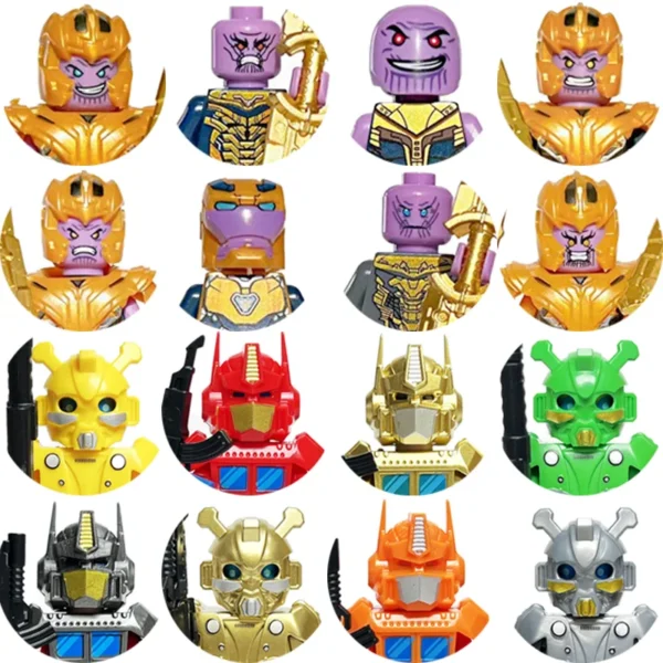 City Characters Building Blocks Mini Dolls Statues Police Firefighter Doctor Engineer Building Blocks Holiday gifts for kids