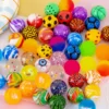Bouncing Ball Rubber Children Elastic Balls Toys Jump Balls Float Ball Indoor Outdoor Fun Entertainment Games for Kids Gifts TMZ