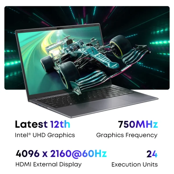 CHUWI GemiBook XPro 14inch UHD Screen Laptop 8GB/16GB RAM 256GB SSD Intel N150 / N100 Windows 11 Computer with Fan Notebook