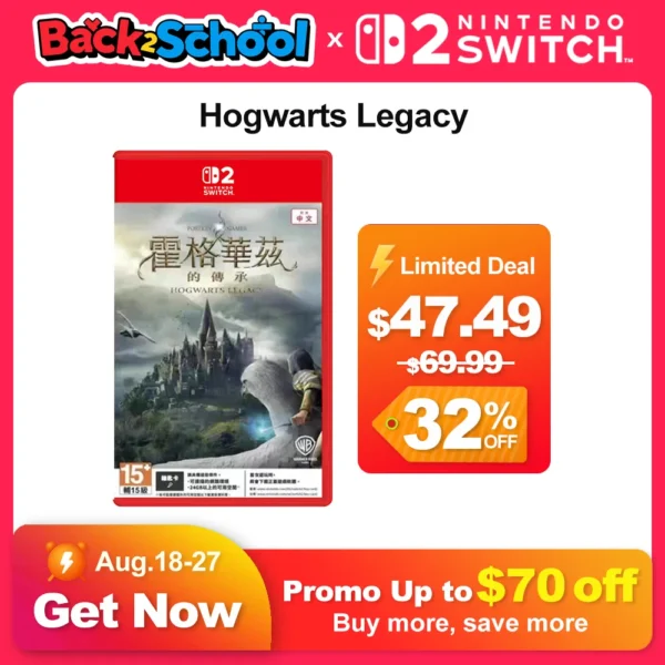 S9ec40c54e45e48ea8e6e578916340bfdC.webp Nintendo Switch 2 Hogwarts Legacy Juegos Games Deals 100% New Original Physical Game Card Nintendo Game Key Card for Switch 2