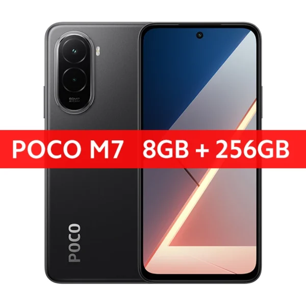 POCO M7 5G Global Version Snapdragon® 685 Smartphone 6.9" 144Hz FHD+ DotDisplay 50MP Camera 7000mAh Battery Xiaomi HyperOS 2 NFC