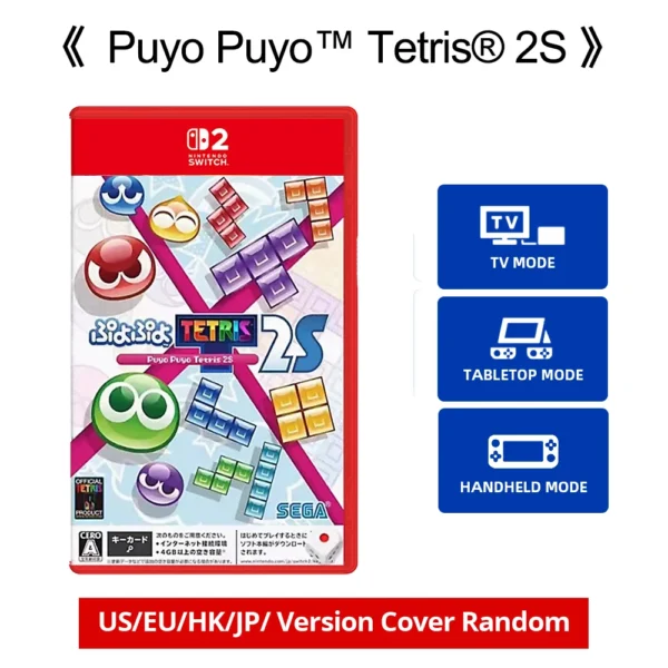 Nintendo Switch 2 Game Deals - Puyo Puyo Tetris 2S -  Original Physical Game Card for Switch 2