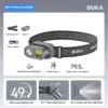 Youpin DUKA ATuMan MH1 Intelligent Multifuction Headlamp Gesture Button Dual control Head Flashlight Outdoor Head Lantern Waterp