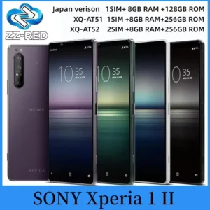 Sony Xperia 1 II 1ii 5G XQ-AT51/AT52 6.5" 8GB RAM 256GB ROM Snapdragon 865 5G Octa Core NFC 12MP+8MP Original Mobile Cell Phone