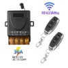 RF 433Mhz Wireless Remote Control Switch 12V 24V 48V 72V 110V 220V 30A Relay Receiver for Water Pump Motor LED Light Door Access