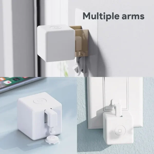 Tuya Zigbee / Bluetooth Fingerbot Plus Robot Button Pusher Switch Bot Smart Home Work With Alexa Google Home Smart Life App