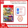 Nintendo Switch 2 Game Deals - Super Mario Party Jamboree – Nintendo Switch 2 Edition + Jamboree TV Original Physical Game Card