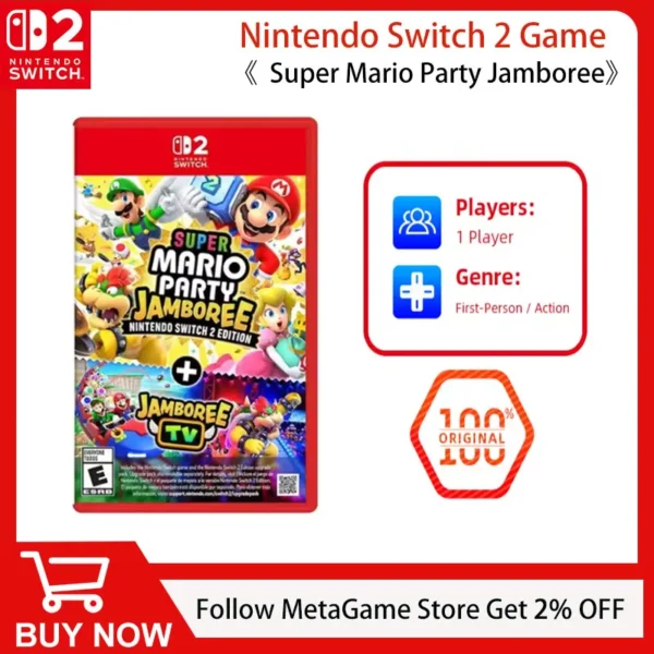 Nintendo Switch 2 Game Deals - Super Mario Party Jamboree – Nintendo Switch 2 Edition + Jamboree TV Original Physical Game Card