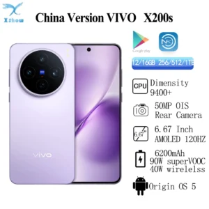 China Version New Original VIVO X200s   Dimensity 9400+  6.67Inch AMOLED 6200mAh 90W SuperVOOC 40W Wireless 50MP Rear Camera NFC