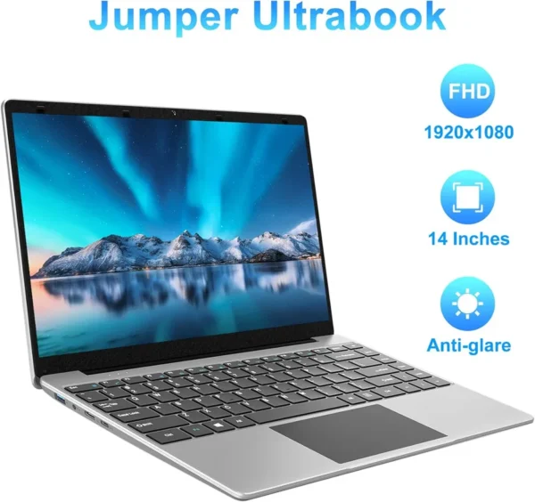 Sa53a991c0da84f7b93c645b33868adccj-2.webp 13.3 Inch Windows 10 Laptops Computer EZbook S5 12GB LPDDR4 RAM 256GB SSD ROM 1080p FHD J4105 CPU with Celeron 4-Core Processor