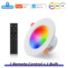 Tuya Bluetooth Smart LED Downlight 10W Smart Life APP LED Lamp Bulb Dimmable RGB RF 2.4G Remote Group Control Led Spot Lights