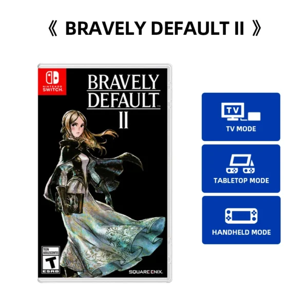 Nintendo Switch Game Deals - Bravely Default 2 - games Cartridge Physical Card