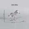 Zebra figure Baby zebra miniature Plastic Model Toy Horses Action Figure Jungle Animal Figurines Children Toys Games Kids Gifts