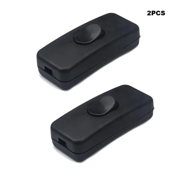 Sa87b9d52ff4c4aedb27f1737f16873e6v.webp 1PCS DIY ON/OFF Inline Switch Black Inline Table Lamp Desk Light Cord Cable Switch 110-250V