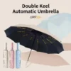 Xiaomi Automatic Umbrella 24 Bone Solid Color Light Collapsible Large Format Outdoor Waterproof Sunshade Uv Protection Umbrella