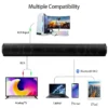 Super Powerful Sound Bar Portable Wireless Bluetooth Speaker Surround Stereo Home TV Sound Box Subwoofer FM Radio caixa de som