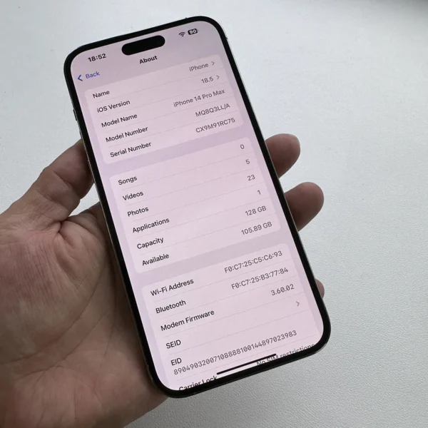 Original Apple iPhone 14 Pro Max 6.7" Face ID 128/256GB ROM 6GB RAM A16 48MP Retina OLED Unlocked 14 pro max Dual eSIM CellPhone